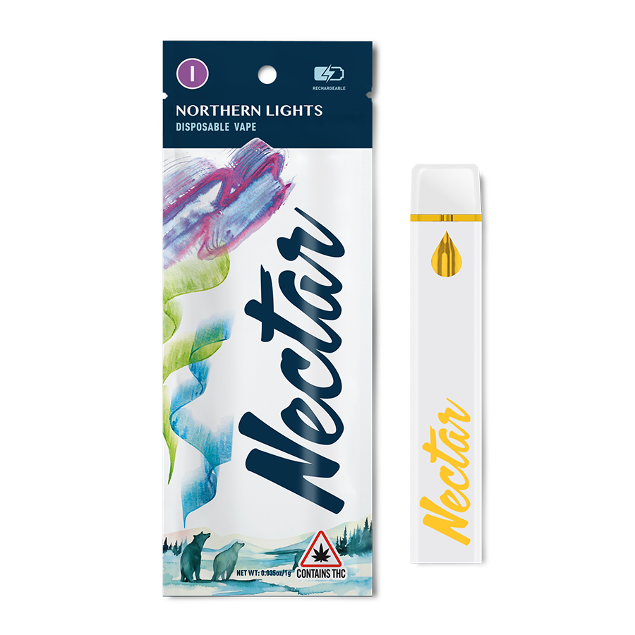 Photograph of product: Nectar 1g Disposable (I) - Northern Lights