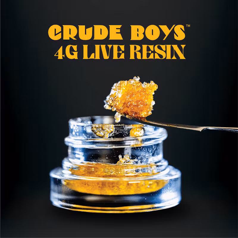 Photograph of product: CRUDE BOYS | BRUCE BANGER - LIVE RESIN HYBRID