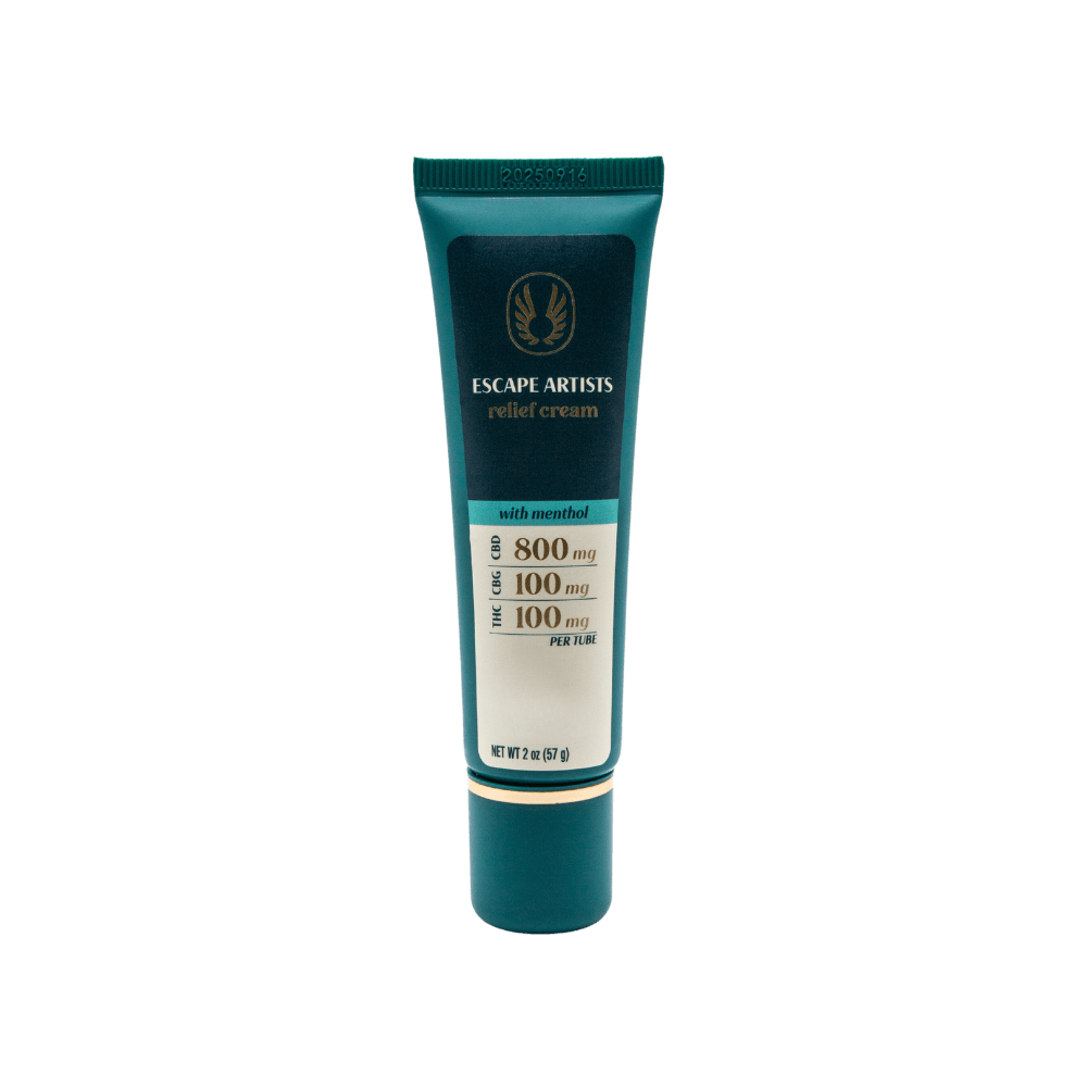 Photograph of product: Relief Cream | 8:1:1 CBD:CBG:TH-oui l Menthol | Tube