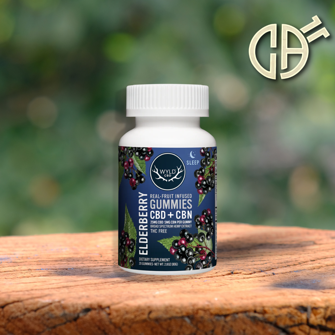 Photograph of product: Wyld | Elderberry CBD:CBN Gummies | 300mg