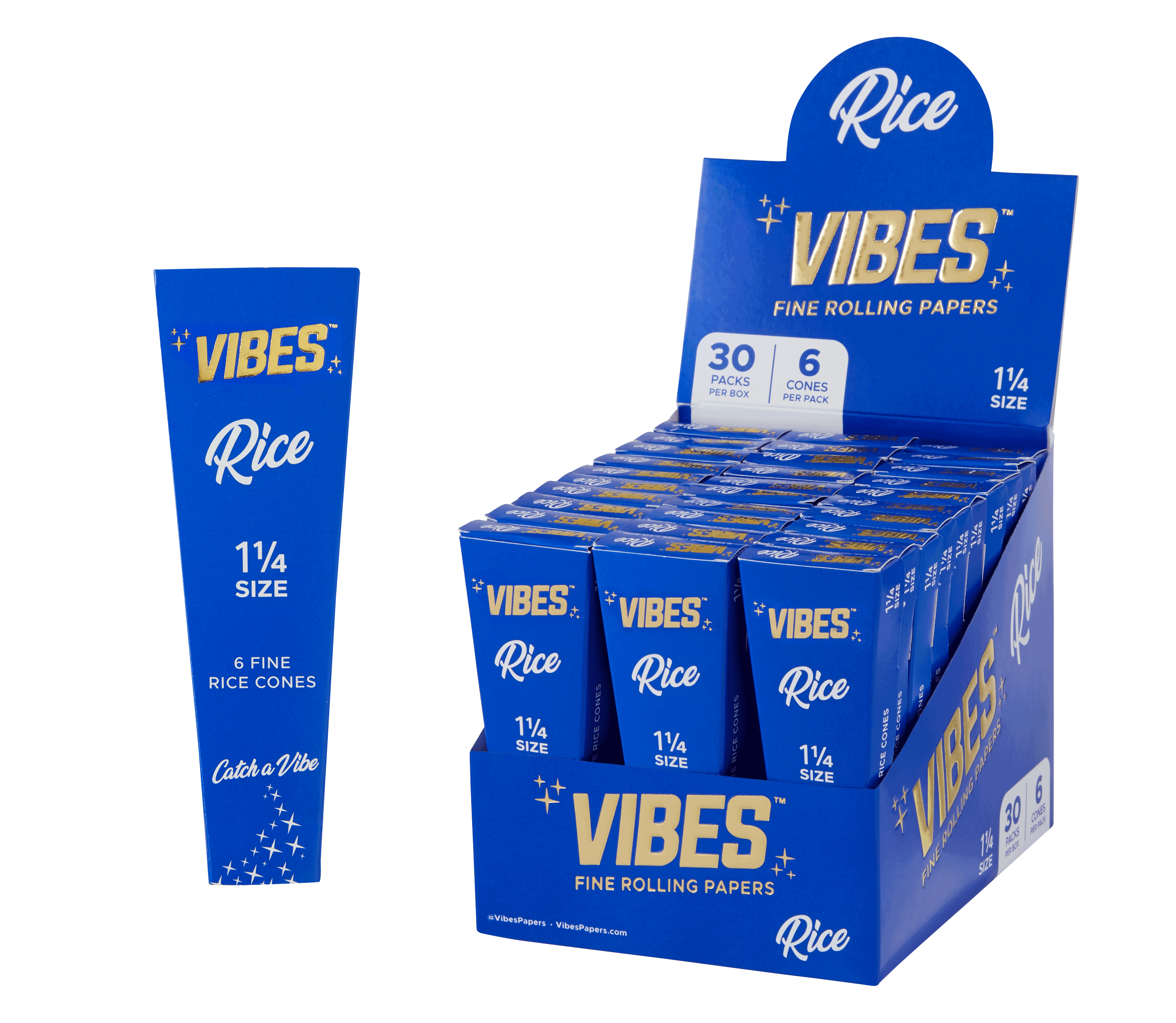 Photograph of product: VIBES Rice Cones (1.25")