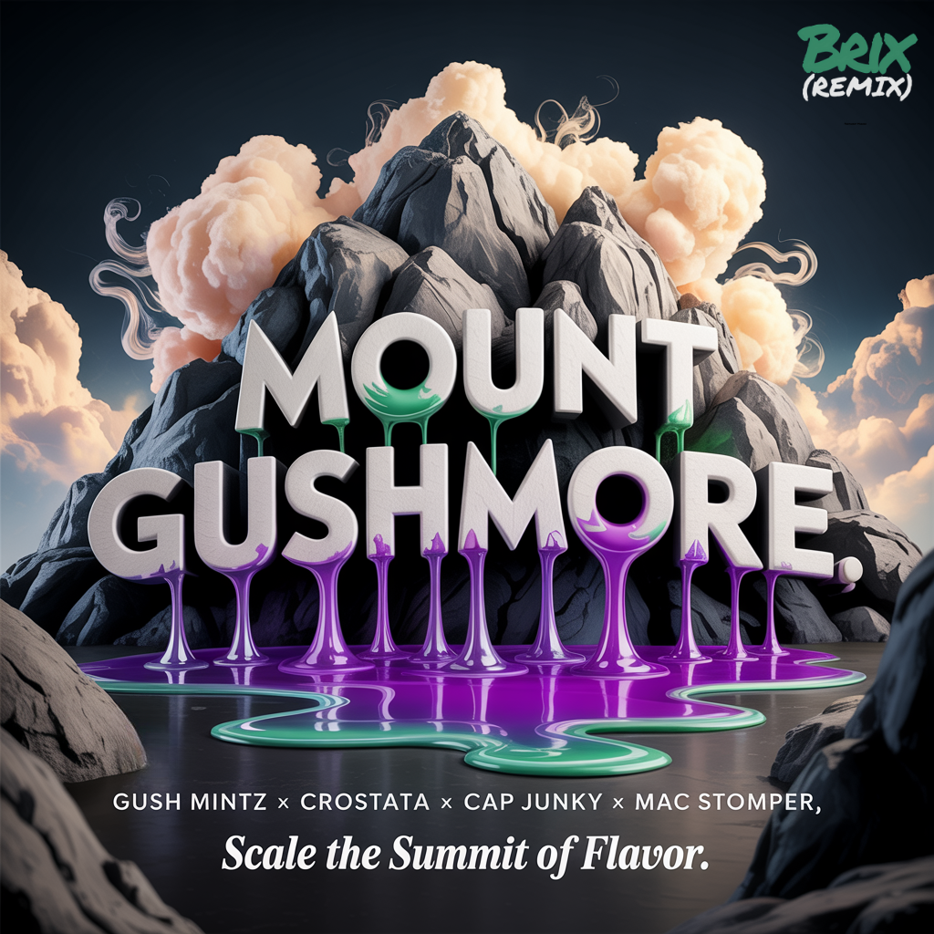 Photograph of product: Brix Oui'd Mount Gushmore Pre Roll 27.63% (H) 1g - 00297