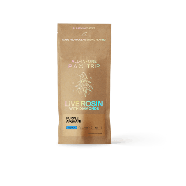 Photograph of product: Purple Afghani 1g Rosin Pod - Pod