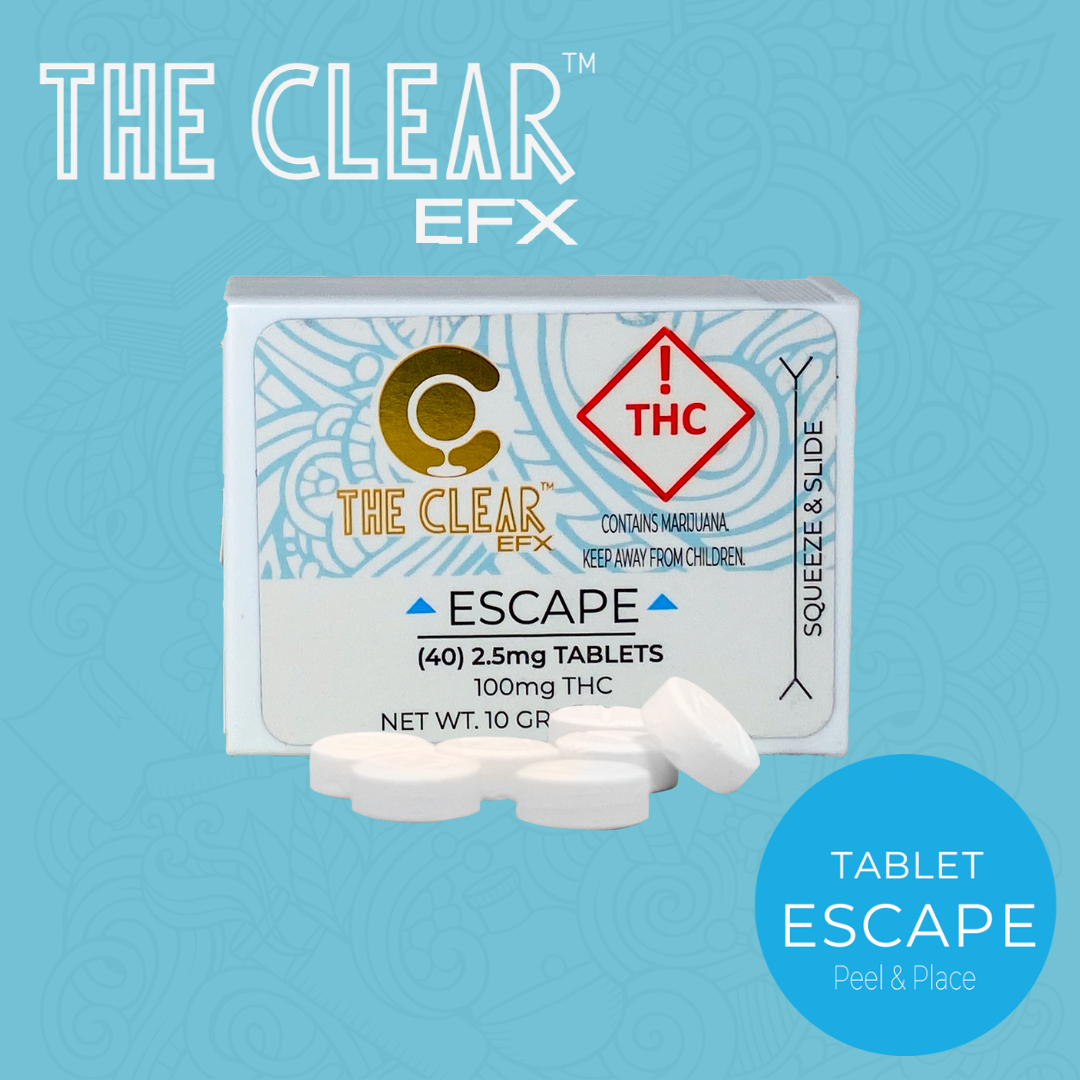 Photograph of product: The Clear EFX Tablets Escape 100mg