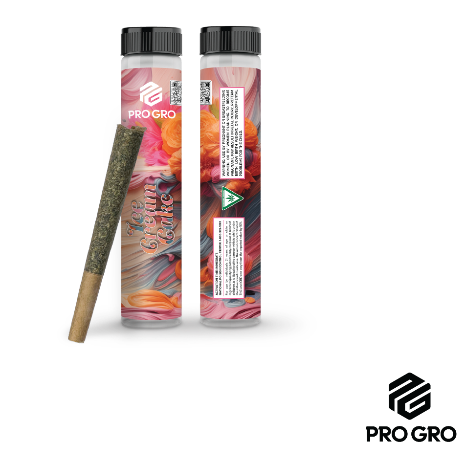 Photograph of product: ProGro Ice Cream Cake Pre-Roll | 1g