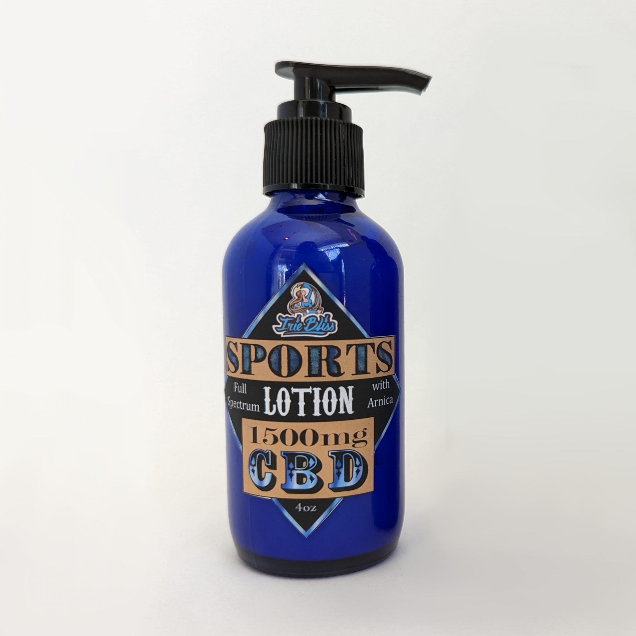 Photograph of product: Irie Bliss Sports Lotion  1500mg CBD with Arnica