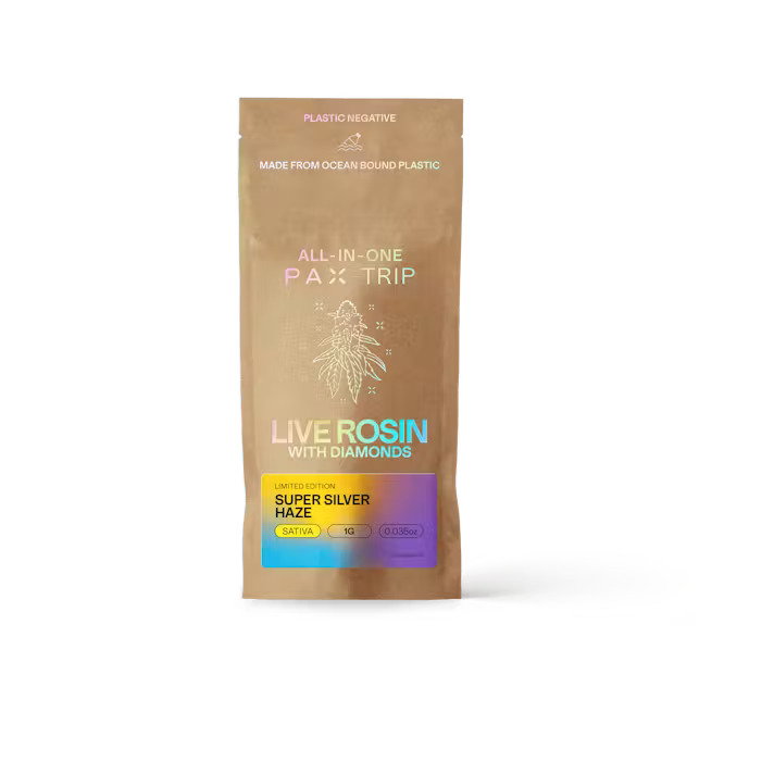 Photograph of product: Super Silver Haze Live Rosin Disposable 1000mg (S)