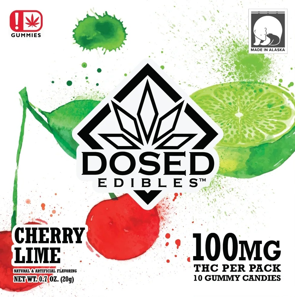 Photograph of product: Cherry Lime (108.45mg) Gummies 10pk