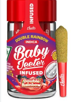 Photograph of product: 5pk Infused Pre-Rolls | Double Rainbow | 0.5g