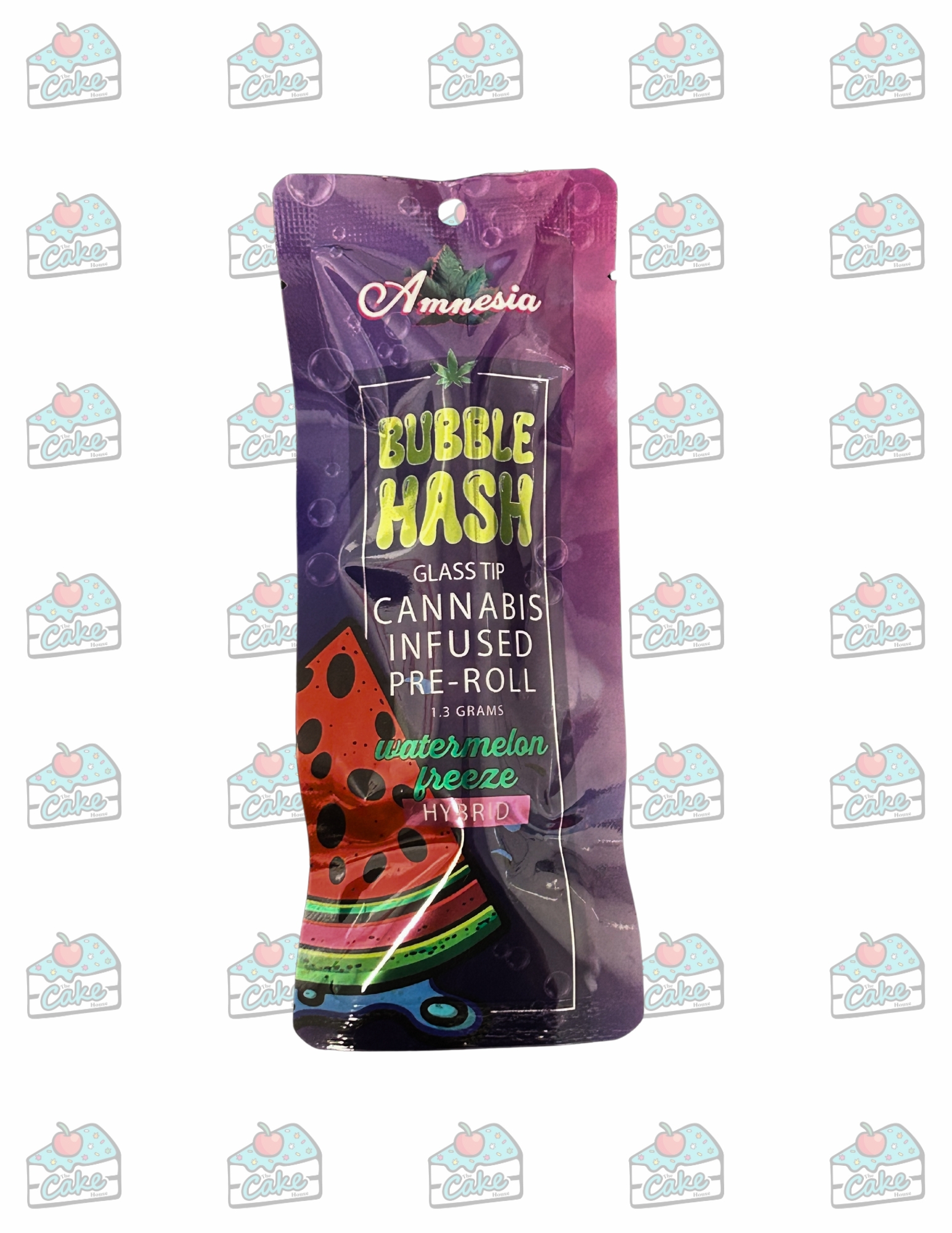 Photograph of product: Amnesia - 1.3G Bubble au chocolat Preroll - Watermelon Freeze