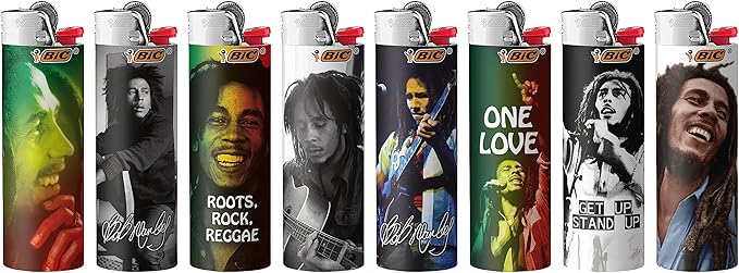Photograph of product: Bob Marley Bic Lighter
