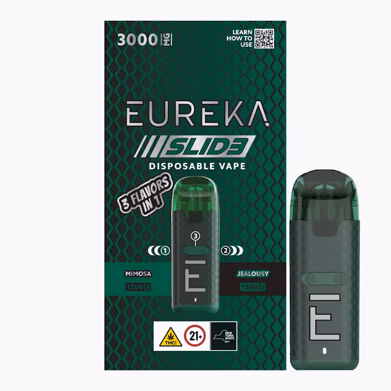 Photograph of product: Eureka | Mimosa x Jealousy - SLID3 Classic disposable, 3g