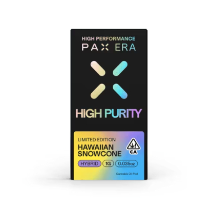 Photograph of product: HAWAIIAN SNOWCONE HIGH PURITY 1G POD