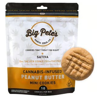 Photograph of product: Big Petes - Peanut Butter Oui'd 10-Pack (100mg)