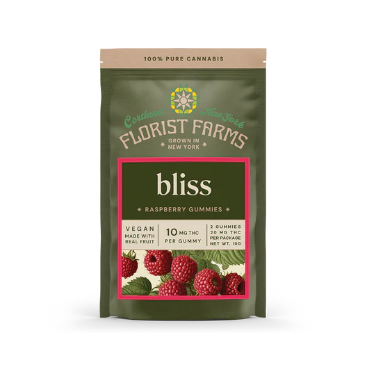 Photograph of product: Florist Farms | Raspberry Gummies | 2pk