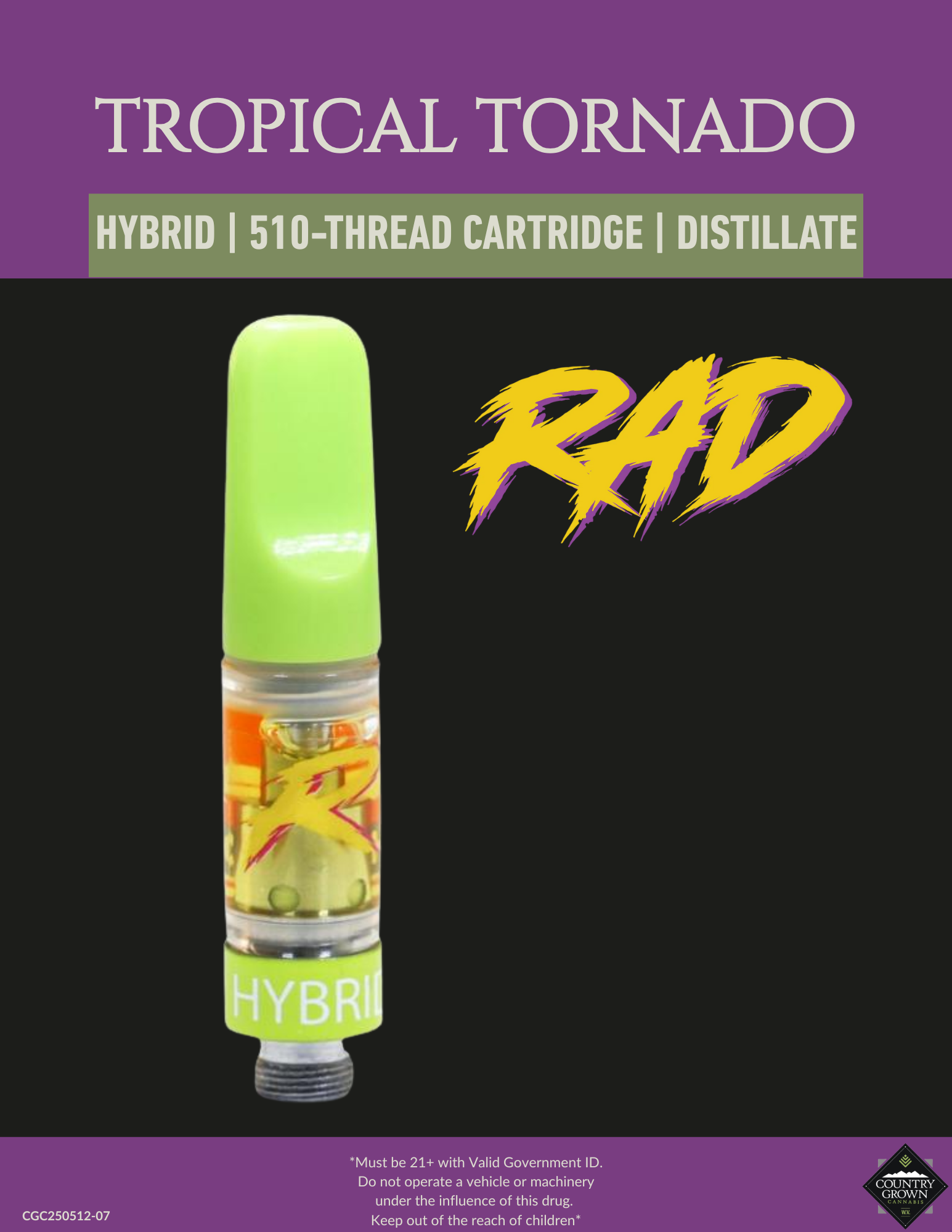 Photograph of product: Tropical Tornado Vape