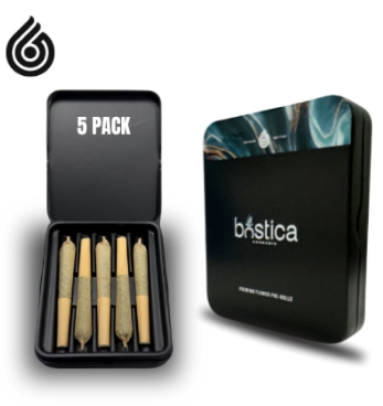 Photograph of product: Purple Milk Pre-roll 5pk 0.5g