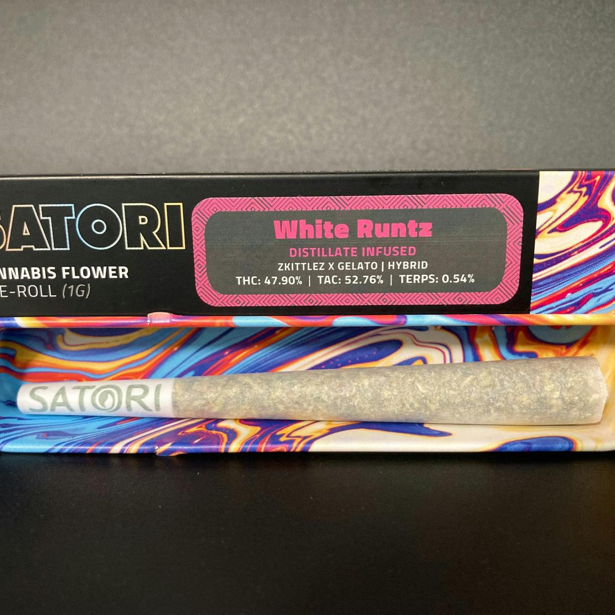 Photograph of product: White Runtz | 1g Infused Preroll - 