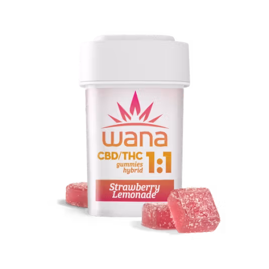Photograph of product: Strawberry Lemonade Balanced Gummies 100mg TH-oui (100mg CBD)