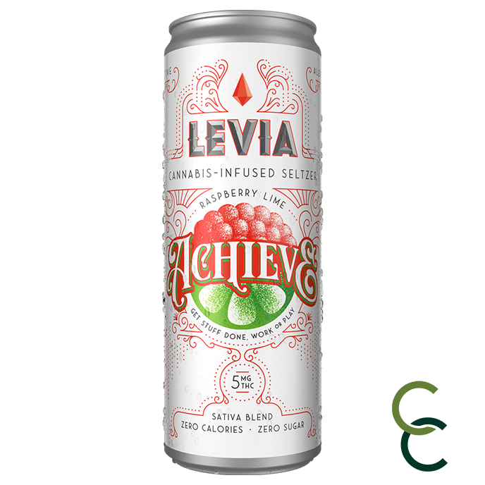Photograph of product: Achieve Raspberry Lime Seltzer