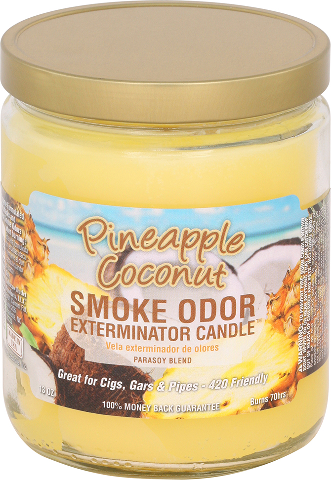 Photograph of Product: Smoke Odor Exterminator 13oz Jar Candle - Pineapple Coconut