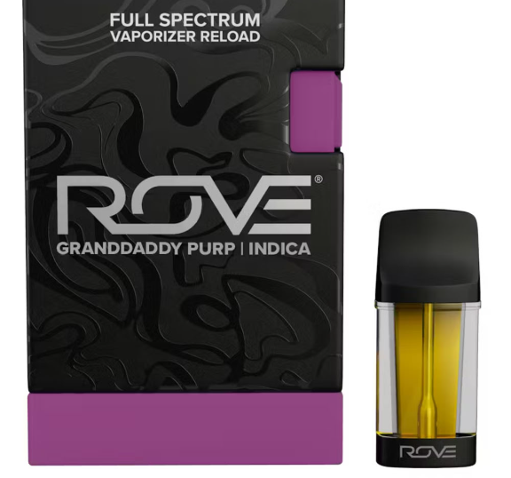 Photograph of product: (32513) 850mg Granddaddy Purp Diamond Reload