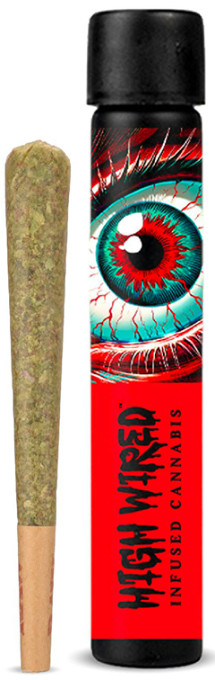 Photograph of product: High Wired Mandarin Z (H) Infused Pre-Roll 1g