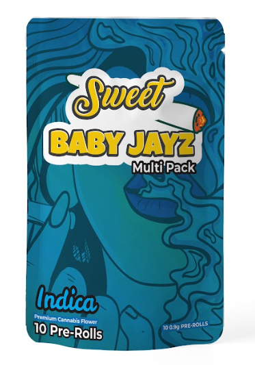 Photograph of product: 10 Pck .9g Red Runtz (I) Pre-Roll - Sweet Baby Jayz