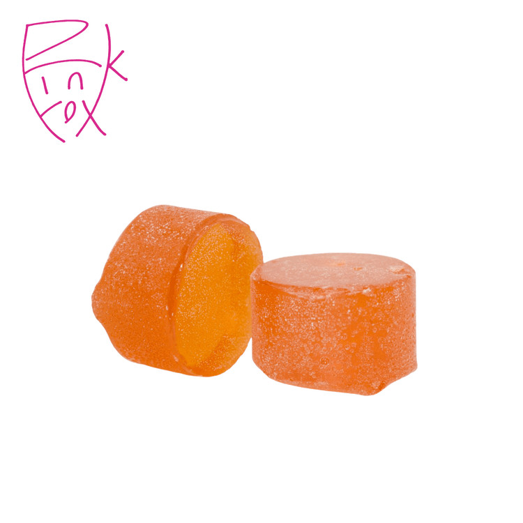 Photograph of product: Pink Fox I Pear Gummies  I 10mg