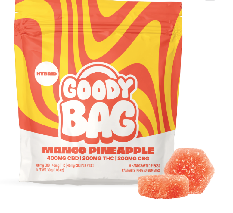 Photograph of product: Mango Pineapple | 200MG TH-oui:CBD:CBG Gummies 3/$10