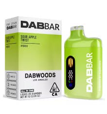 Photograph of Product: Sour Apple Twist Liquid Live Diamonds 1g Dab Bar - 