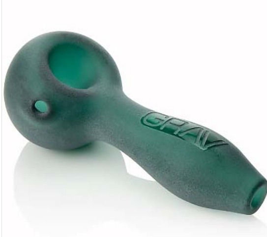 Photograph of product: 4" Grav Labs Sandblasted Spoon (Green)