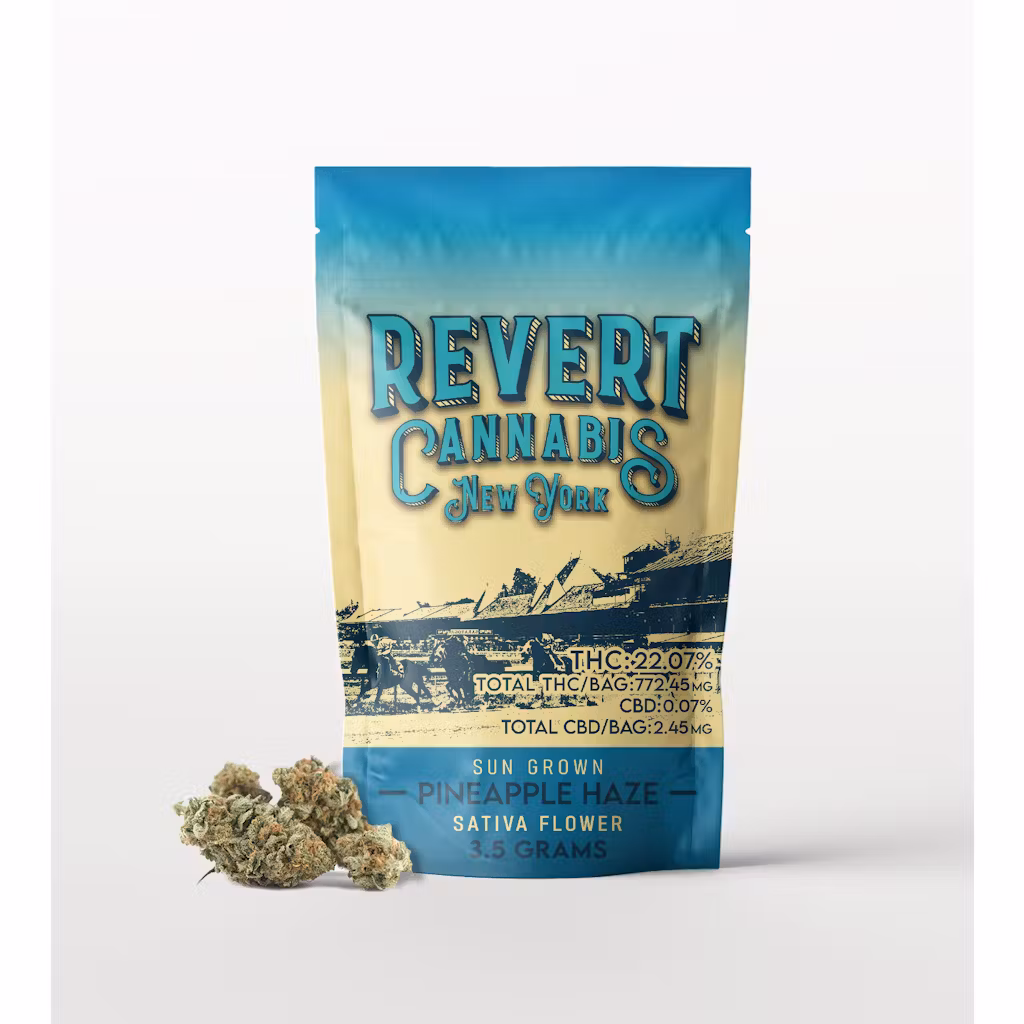 Photograph of product: Revert Oui'd NY Pineapple Haze Flower - 3.5g