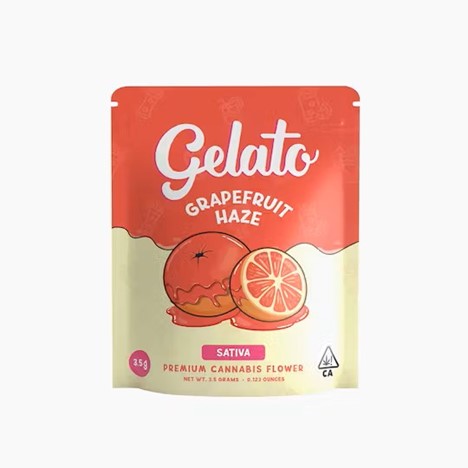 Photograph of product: Gelato - Grapefruit Haze Flower (3.5g)