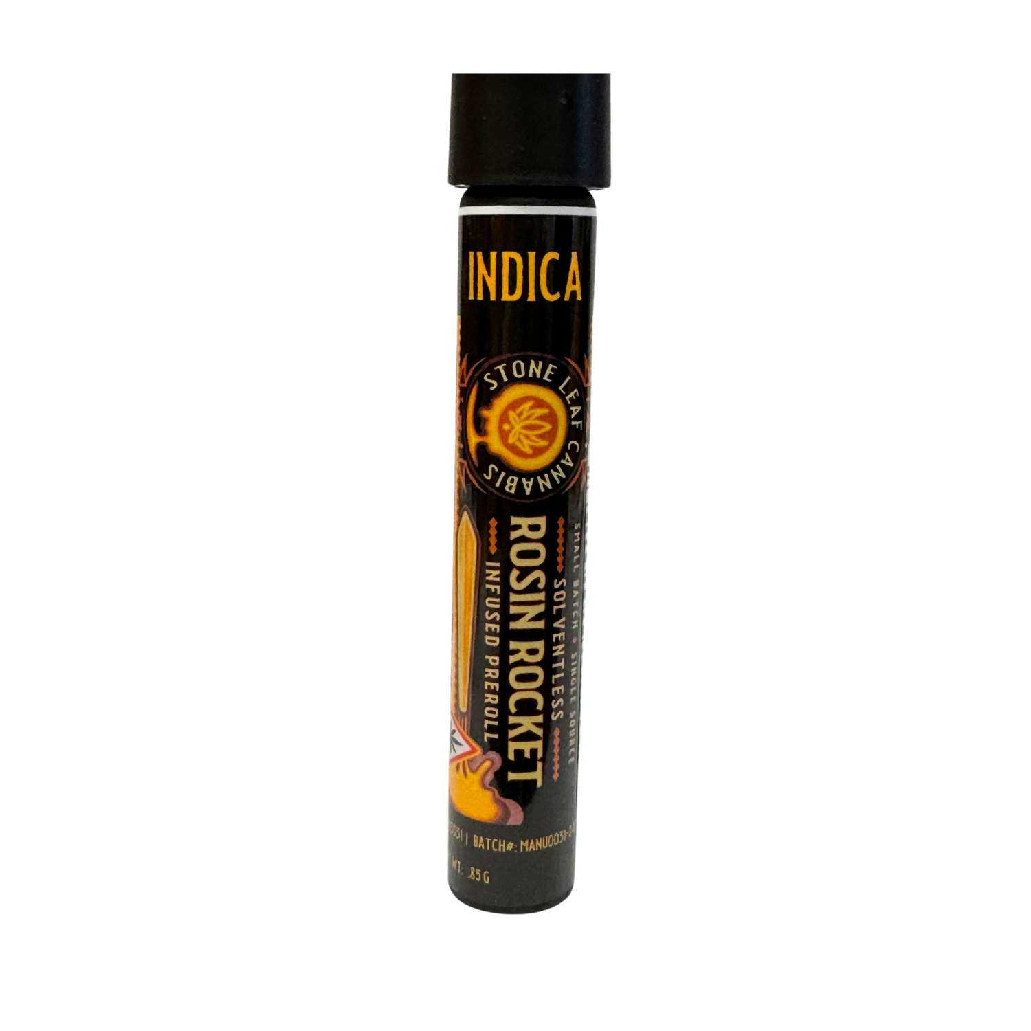 Photograph of product: Oui'd Rosin Rocket I .85g Infused Pre-roll I Stone Leaf Oui'd