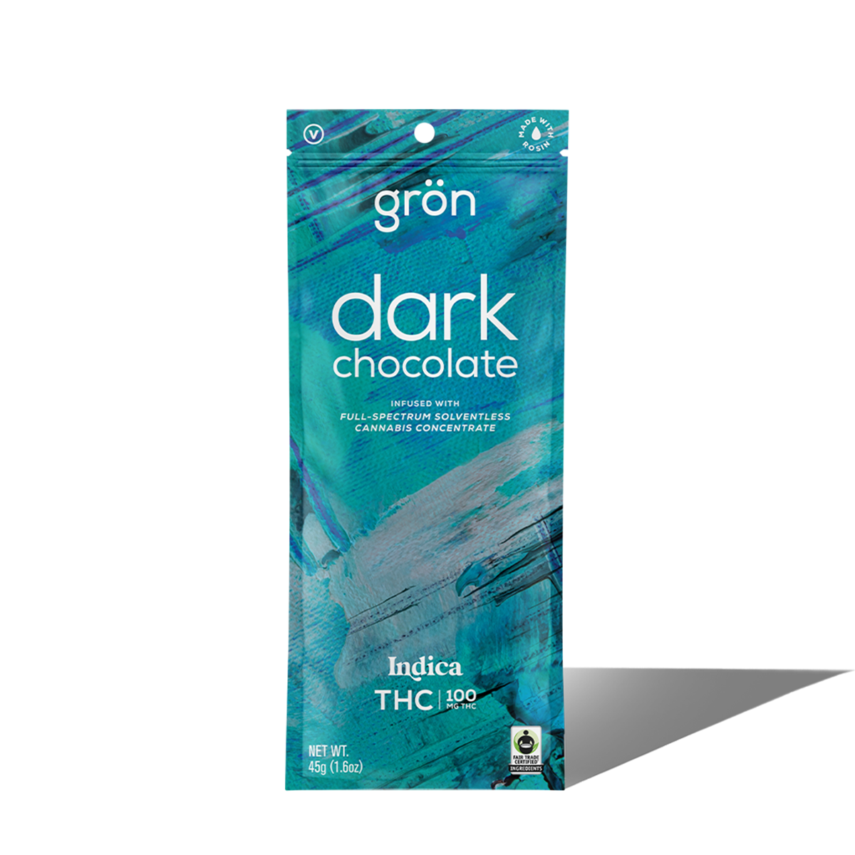 Photograph of Product: Dark Chocolate Bar | 100mg