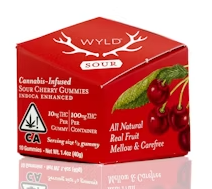 Photograph of product: WYLD - Sour Cherry Gummies
