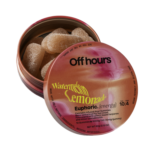 Photograph of product: Off Hours | Euphoric | Gummies | 10pk | 100mg