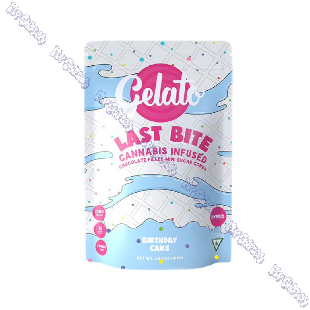 Photograph of product: Gelato Last Bites Blue Moon Cones 10pk 200mg