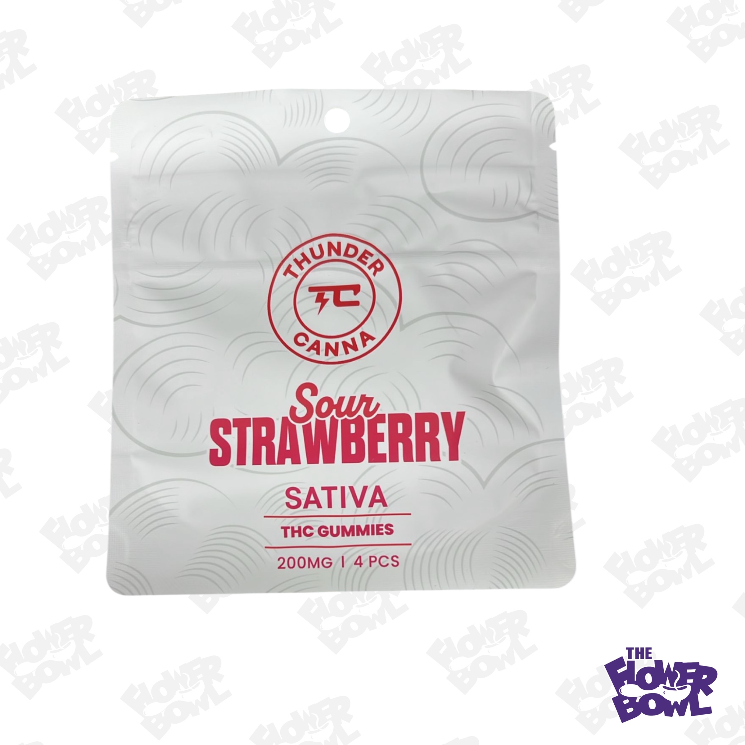 Photograph of product: AU Thunder Canna: Sour Strawberry (S) 200MG