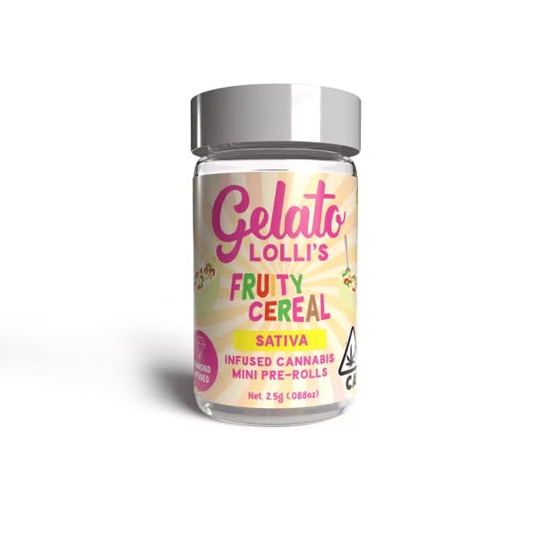 Photograph of product: Fruity Cereal Lolli's Infused 5pk - 3g - 