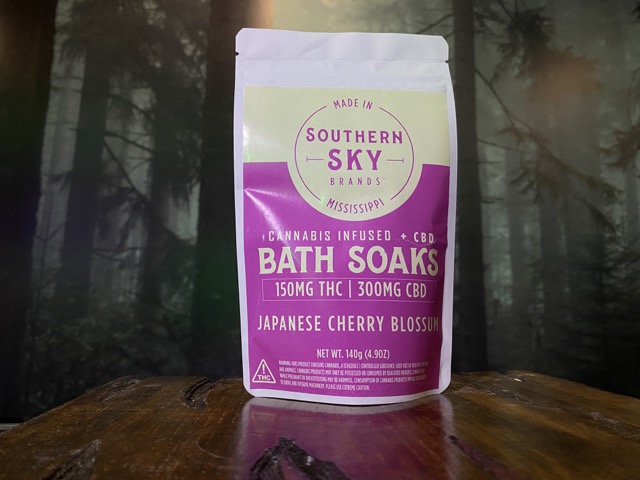 Photograph of product: Japanese Cherry Blossom | 150mg Bath Soak | Southern Sky