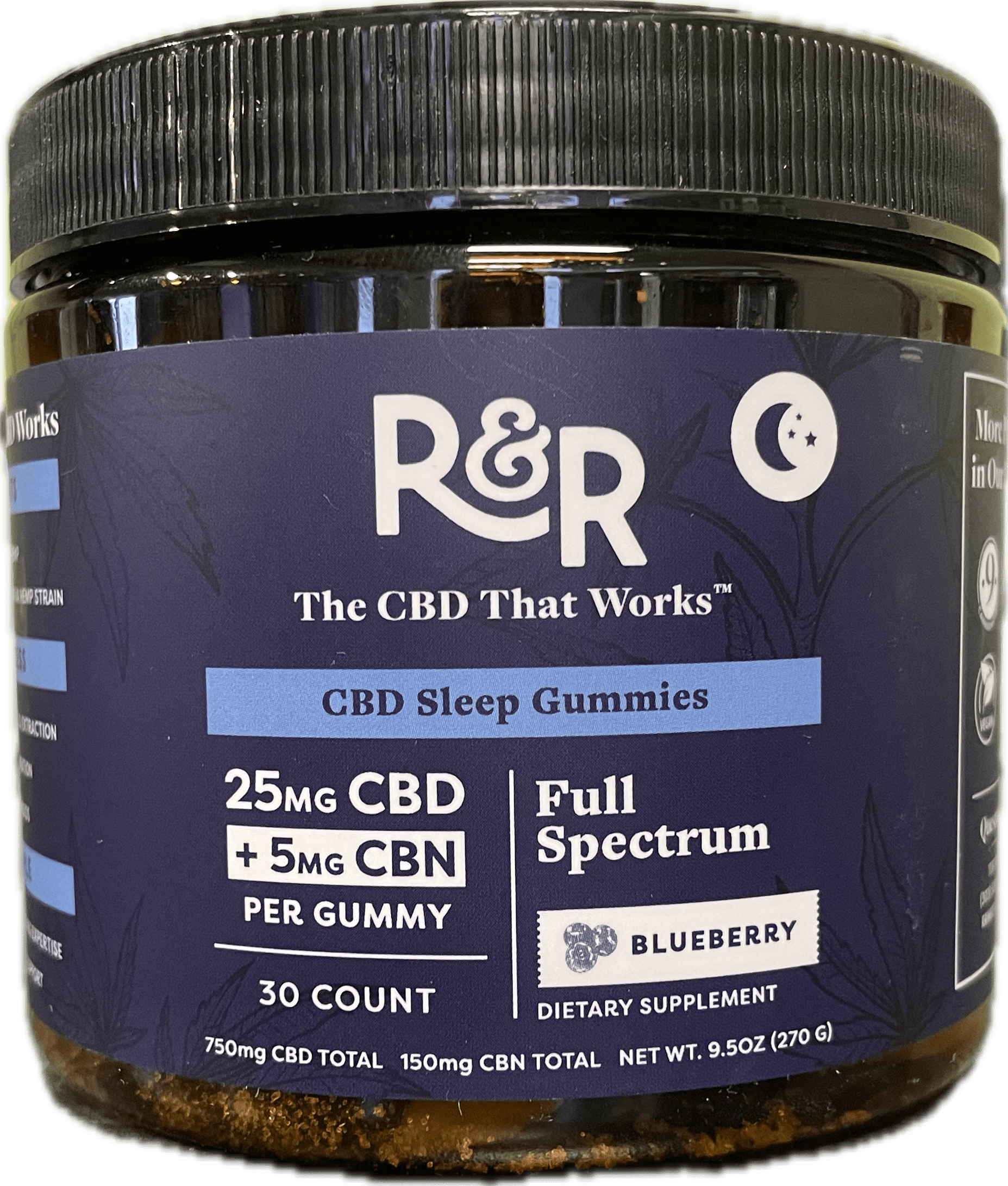 Photograph of product: R&R CBD Sleep Gummies