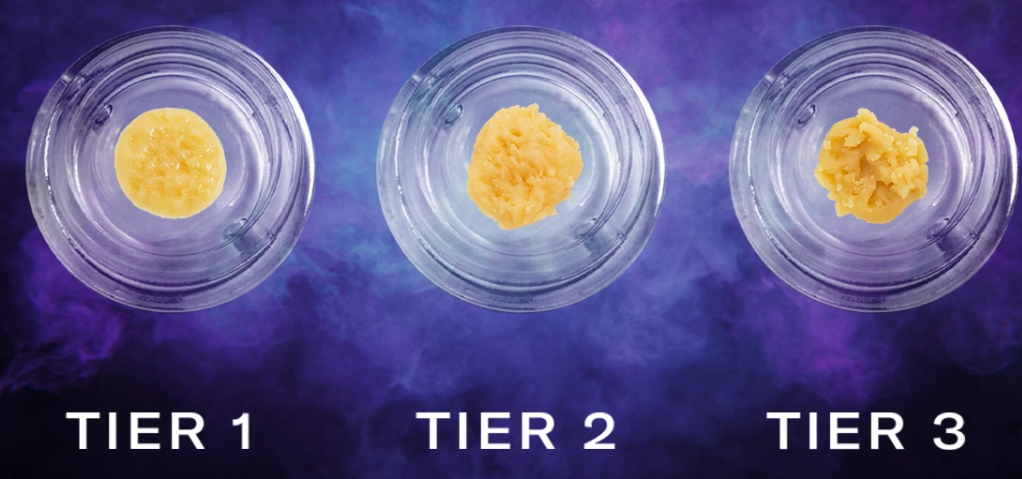 Photograph of product: RYTHM | ZACKS CAKE | HYBRID | 1G (TIER 1) SOLVENTLESS LIVE ROSIN