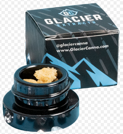 Photograph of product: BLUE DREAM X GREEN CRACK | CURED RESIN