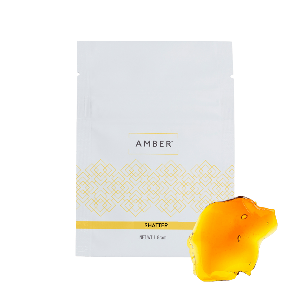 Photograph of product: Pink Gushers Shatter 1g