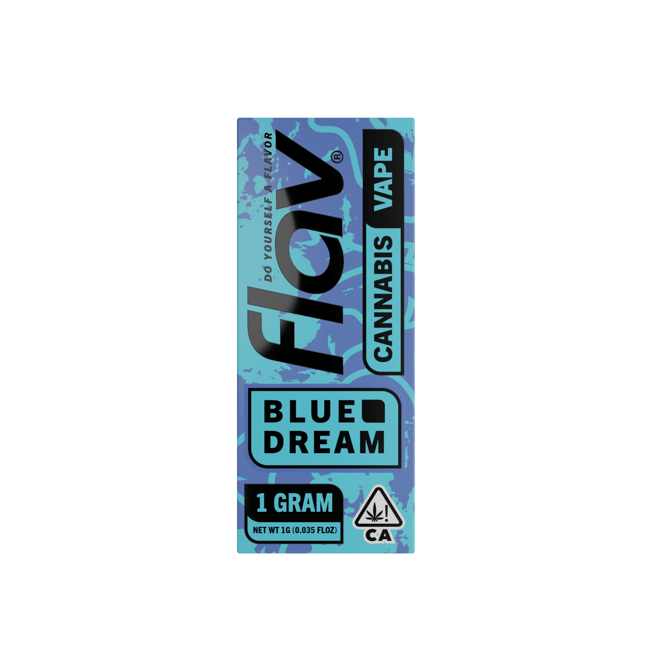 Photograph of product: Flav - Blue Dream (Oui'd) All-In-One Vape