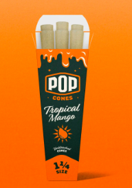 Photograph of product: King Pop Cones | Tropical Mango