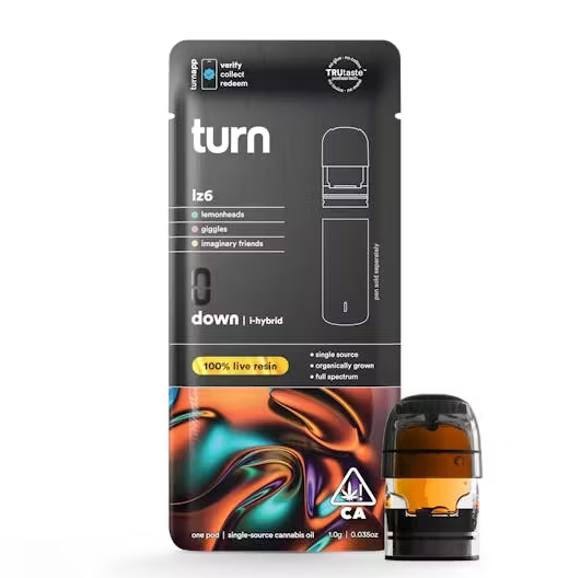 Photograph of product: Turn - Pod - Live Resin - LZ6 - 1G