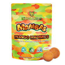 Photograph of product: Muha Meds Mambas 200mg Gummies | Mango Madness - Hybrid - 40mgx5